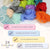24 Colors Wool Roving Starter Kit | Needle Felting Supplies & Roving Wool (min. order qty 3 required)