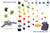24 Colors Wool Roving Starter Kit | Needle Felting Supplies & Roving Wool (min. order qty 3 required)