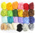 24 Colors Wool Roving Starter Kit | Needle Felting Supplies & Roving Wool (min. order qty 3 required)