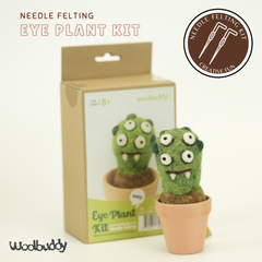 Needle Felting Eye Plant Kit – DIY Wool Craft Set for Beginners  (min. qty order 3 required)