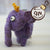 Handmade needle felted elephant wool ornament by Woolbuddy – view 4