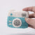 WoolBuddy Blue Camera Ornament | Needle Felted Photography Gift (min. order qty 6 required)