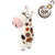 Handmade needle felted giraffe wool ornament by Woolbuddy – view 2