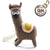 Wool Felt Brown Llama Ornament – Rustic Farmhouse Holiday Decoration (min. order qty 6 required)