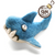 Handmade needle felted shark wool ornament by Woolbuddy – view 2