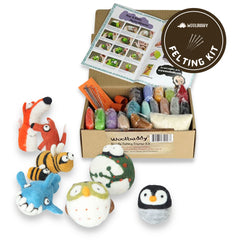 Beginner Needle Felting Starter Kit | Complete Wool Roving Craft Tool Set (min. order qty 3 required)