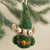 Handmade needle felted elf wool ornament by Woolbuddy