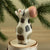 Handmade needle felted giraffe wool ornament by Woolbuddy