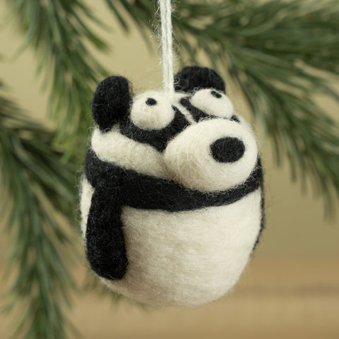 Panda Bear Ornament | Bamboo Forest Wildlife Decor & Gift (min. order qty 6 required)