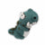 Handmade needle felted blue T-Rex wool ornament by Woolbuddy – view 2