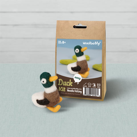 Preorder Beginner Duck Needle Felting Kit – DIY Craft Gift