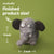 DIY Elephant Needle Felting Kit | Safari Wildlife Craft Gift (min. order qty 4 required)