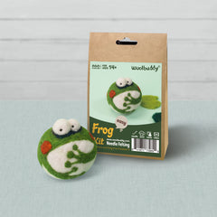 DIY Frog Needle Felting Kit | Garden Nature Craft Project Gift (min. order qty 4 required)