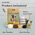 Llama Needle Felting Kit | Beginner DIY Wool Fiber Craft Project (min. order qty 4 required)