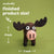 DIY Moose Needle Felting Kit | Beginner Woodland Animal Craft Gift (min. order qty 4 required)