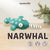 DIY Narwhal Needle Felting Kit | Magical Sea Beginner Craft (min. order qty 4 required)