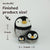 DIY Penguin Needle Felting Kit | Winter Animal Craft Project Gift (min. order qty 4 required)