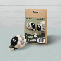 DIY Sheep Needle Felting Kit | Beginner Farm Animal Craft Project (min. order qty 4 required)