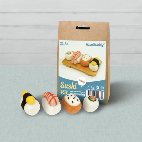 Preorder Beginner Sushi Needle Felting Kit – DIY Craft Gift