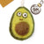 Felt Avocado Ornament – Handmade Wool Fruit for Holiday or Everyday (min. order qty 6 required)