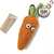 Whimsical Carrot Ornament for Easter & Spring Decor (min. order qty 6 required)