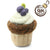 Handmade needle felted cupcake wool ornament by Woolbuddy