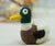 Handmade needle felted duck wool ornament by Woolbuddy – view 2