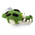 Handmade needle felted alligator wool ornament by Woolbuddy – view 2