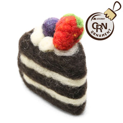 Cake Christmas Ornament | Sweet Dessert Foodie Gift(min. order qty 6 required)