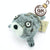 Handmade needle felted gray seal wool ornament by Woolbuddy