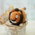 Handmade needle felted lion wool ornament by Woolbuddy