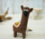 Wool Felt Brown Llama Ornament – Rustic Farmhouse Holiday Decoration (min. order qty 6 required)