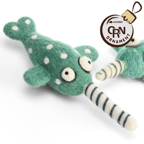 Unique Narwhal Ornament | Magical Sea Unicorn Ocean Decor Gift (min. order qty 6 required)
