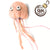Elegant Jellyfish Christmas Ornament | Ocean Life Coastal Decor Gift (min. order qty 6 required)