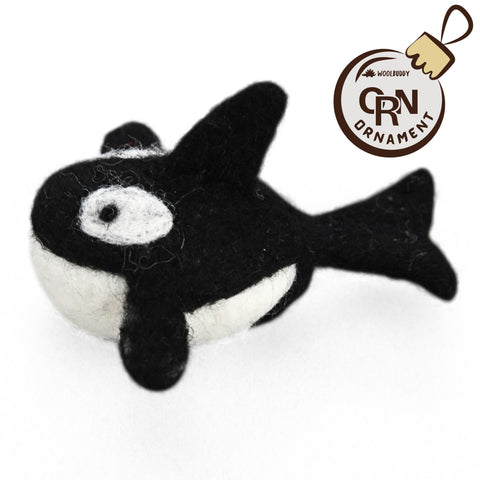 Orca Whale Ornament | Killer Whale Ocean Life Decor & Gift (min. order qty 6 required)