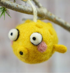 Puffer Fish Christmas Ornament | Cute Ocean Sea Life Decor Gift (min. order qty 6 required)