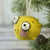 Handmade needle felted puffer fish wool ornament by Woolbuddy – view 4