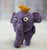 Handmade needle felted elephant wool ornament by Woolbuddy – view 5