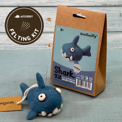 DIY Shark Needle Felting Kit | Ocean Sea Life Craft Gift (min. order qty 6 required)