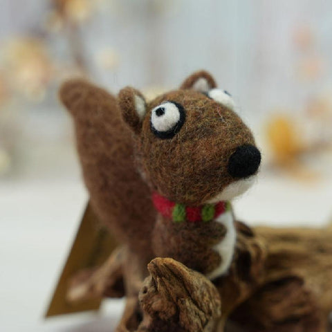 Cute Squirrel Christmas Ornament | Woodland Animal Hanging Decor & Gift (min.order qty 6 required)
