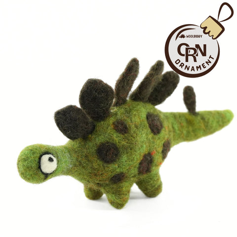 Stegosaurus Dinosaur Christmas Ornament | Cute Dino Collector Gift (min. order qty 6 required)