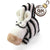 Handmade needle felted zebra wool ornament by Woolbuddy
