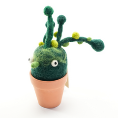Wool Felt Bean Bean Plant – Handmade Eco-Friendly Plant Decoration (Min. order qty 3 required)