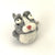 Handmade needle felted gray cat wool ornament by Woolbuddy – view 3